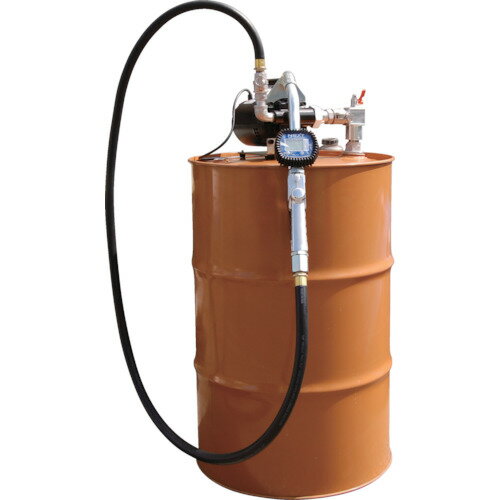 Rakuten - 【2026年07月15日までポイント10倍】EVD-100HK600A ドラム缶用 電動オイルポンプ 計量メーター付き 流量計付き 大容量タイプ 据置型 オイル用 計量ポンプユニット EVD100HK600A