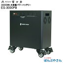 【メーカー直送品】ES-3000PB 3000Wh 大容量 パワー バッテリー 電源 株式会社 富士倉 フジクラ fujikura 発電機 蓄電器 キャンプ アウトドア 災害 レジャー ES3000PB