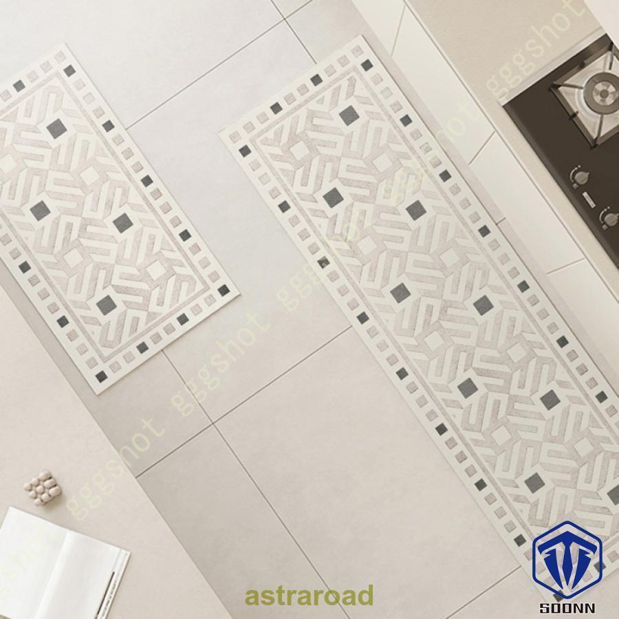 キッチンマット 滑らない 台所マット 室内 吸水 滑り止め付き 洗える おしゃれ 玄関マット 足ふきマット 床保護マット 丸洗い可能 防音 耐摩耗性 幾何柄 北欧