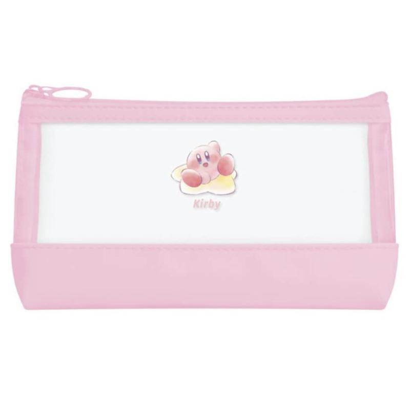 星のカービィ[ペンケース]合皮切り返しクリアペンポーチ/ワープスター