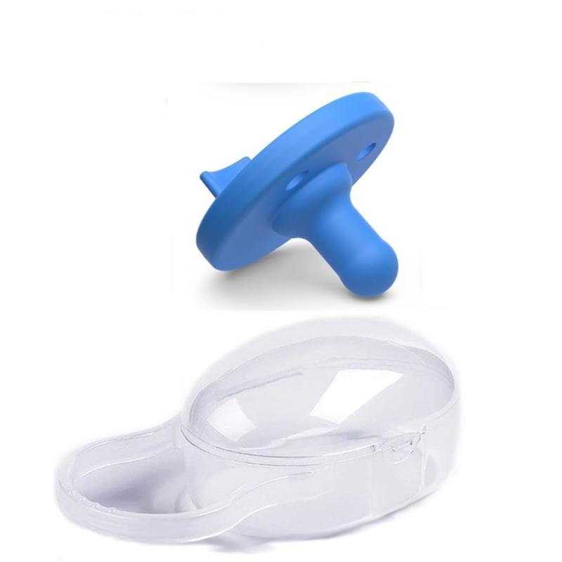 フィリップス おしゃぶり Philips Avent Soothie Pacifier シリコーン + ケース (3-18ヶ月用 スカイブ..