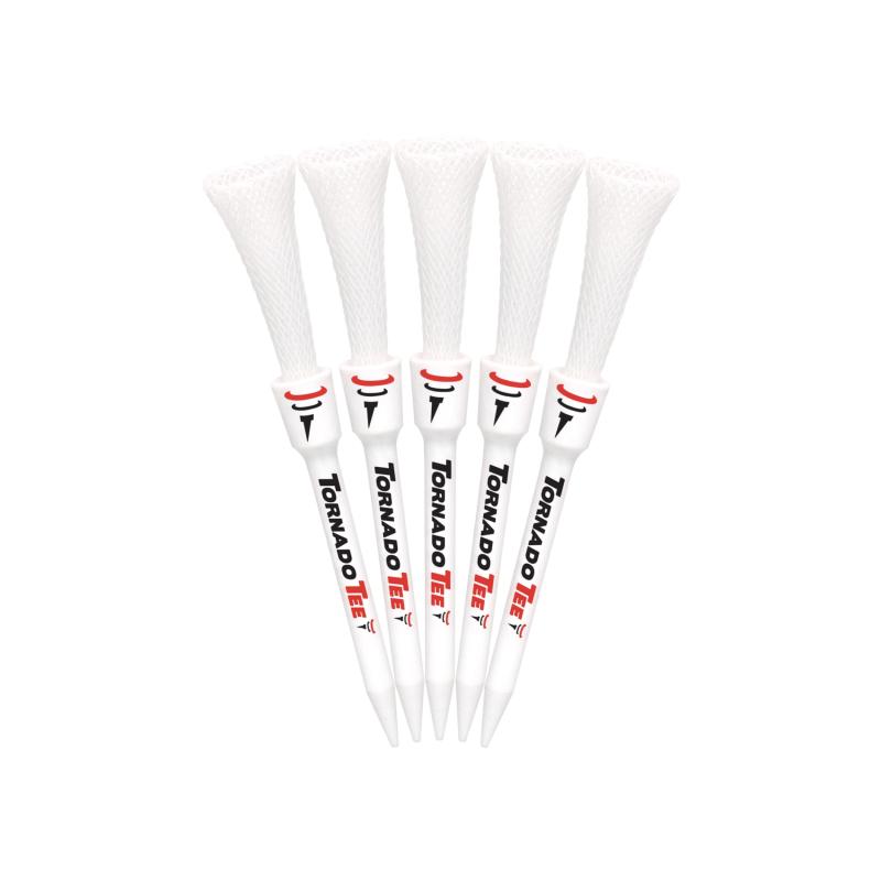 トルネードティ (TORNADO TEE) ゴルフティー ドラコン ホワイト 3.25インチ (82mm)...