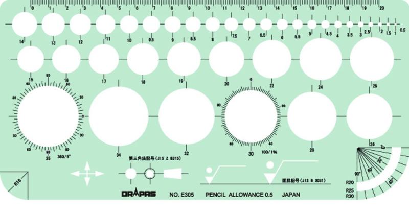 ドラパス テンプレート 機械用テンプレート