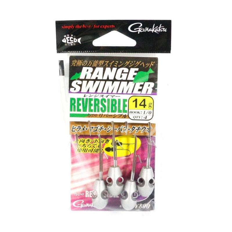 Gamakatsu(がまかつ) レンジスイマー タイプリバーシブル #1/0-14g