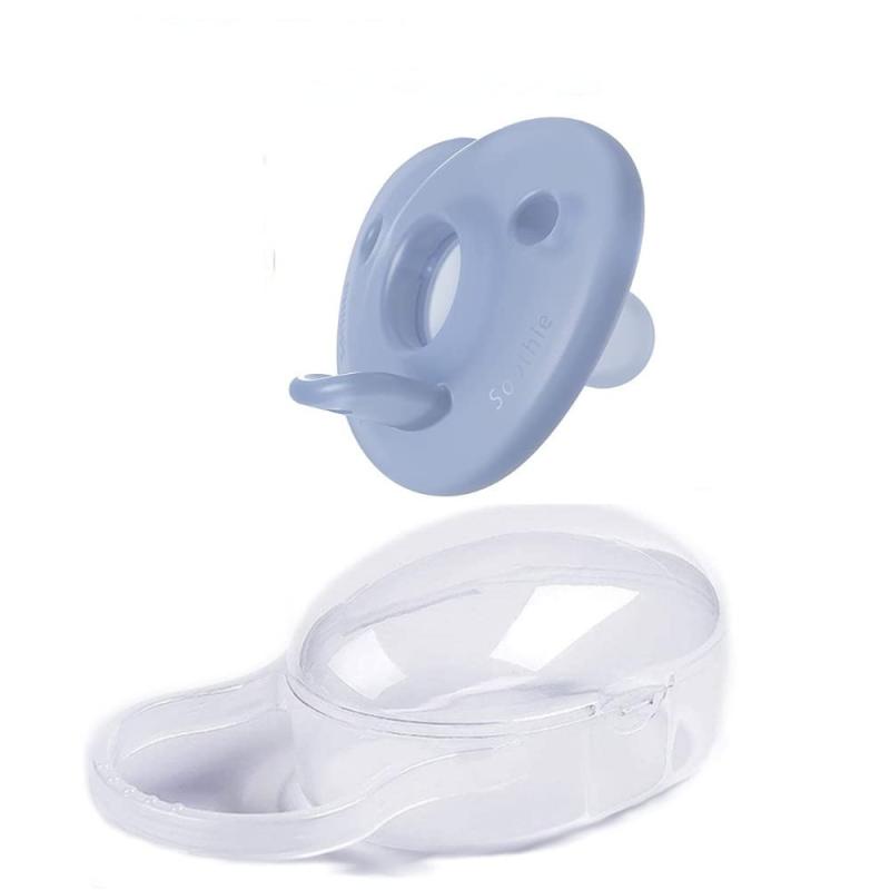 【セット品】フィリップス ハート おしゃぶり + ケース (3~18ヶ月ブルー)