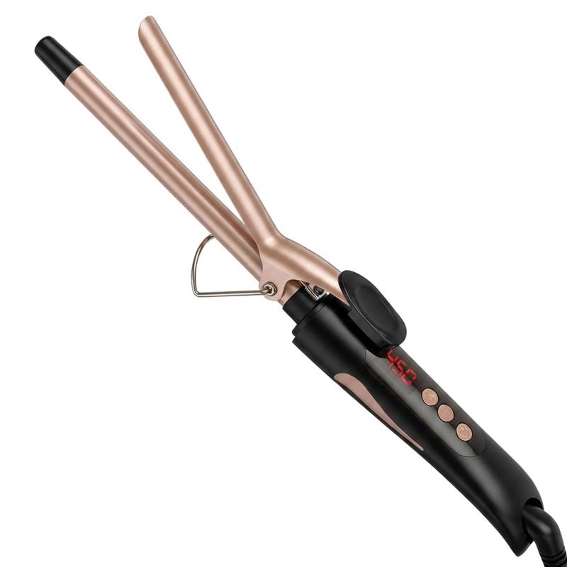 Rakuten - MELYDO 13mm ヘアアイロン 極細コテ スタイリング用プロフェッショナルスキニーヘアカーラーアイロン