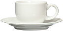 光洋陶器 カップ_ソーサー ポポラーレ 100ml デミタスカップ&ソーサー 50800058&50600059(3)