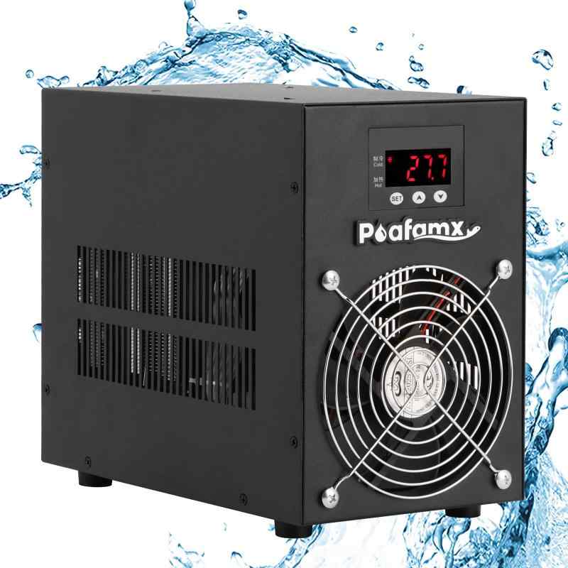 Poafamx 水槽クーラー 60L冷却と加熱 ペルチェ式 15-40℃調整可能 パイプ付き 循環ポンプ付き 日本語取..