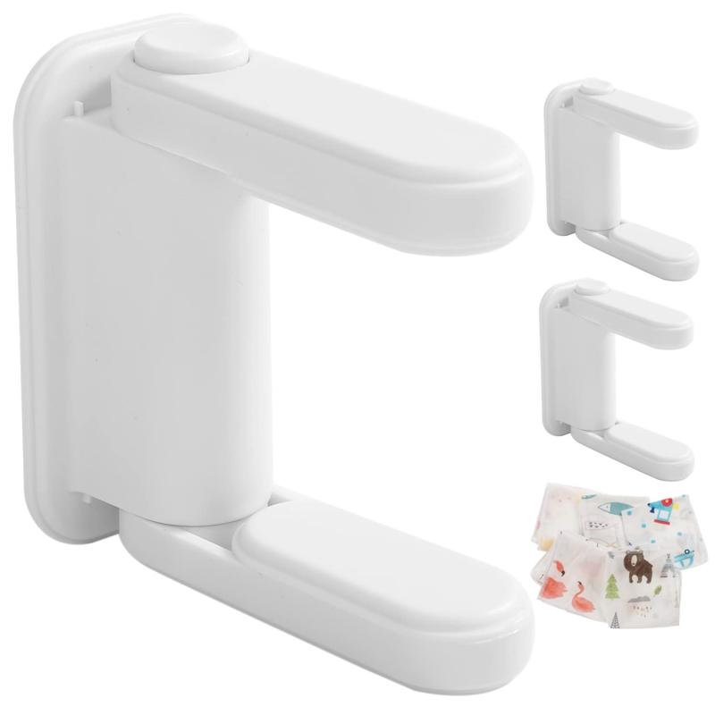 ウミネコ(UMiNEKO) カンタンしっかり ドアノブロック 2個セット ドアノブ ロック ドアロック ドア ストッパー チャイルドロック 赤ちゃ..