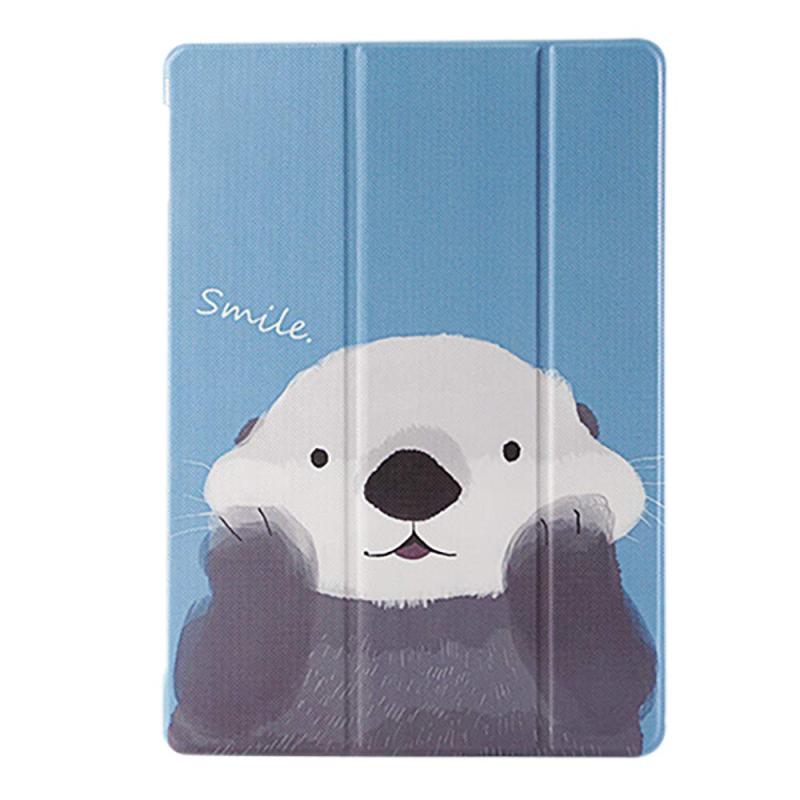 ipad mini5ケース かわいい カワウソ模様 ipad mini5 ケース クリア 軽量 薄型 おしゃれ オートスリー..