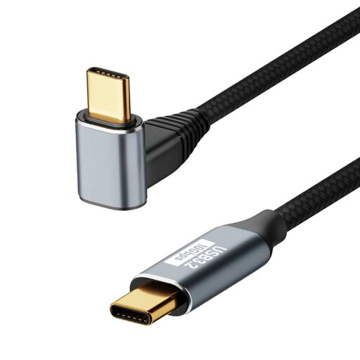 Type C ケーブル L字 USB-C & USB-C ケーブル PD対応 100W急速充電 USB3.1 Gen2*1(10Gbps) 4K/60Hz映像出力 ナイロン編み タイプc機種対応(上下) Type C ケーブル L字 USB-C & USB-C ケーブル PD対応 100W急速充電 USB3.1 Gen2*1(10Gbps) 4K/60Hz映像出力 ナイロン編み タイプc機種対応(上下)