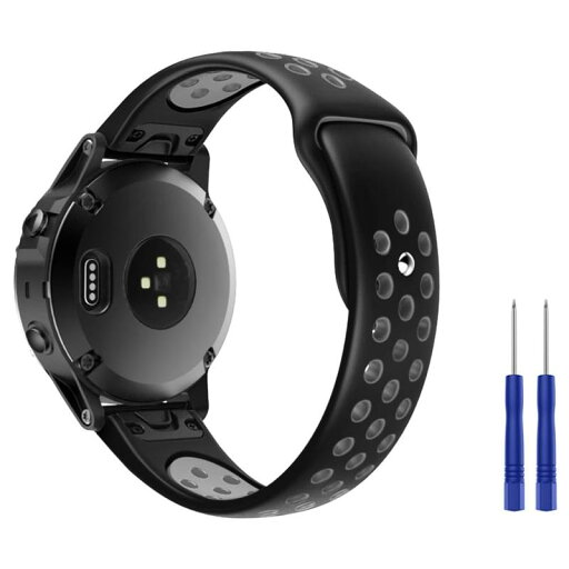 ATiC GARMIN Fenix 5 / Fenix 5 Plus バンド ガーミン 交換用バンド 腕時計バンド スマートウォッチバンド シリコン 交換ベルト 軽量 耐久性調整可能 235mm-195mm腕首フィット Forerunner 935/Ap ATiC GARMIN Fenix 5 / Fenix 5 Plus バンド ガーミン 交換用バンド 腕時計バンド スマートウォッチバンド シリコン 交換ベルト 軽量 耐久性調整可能 235mm-195mm腕首フィット Forerunner 935/Ap