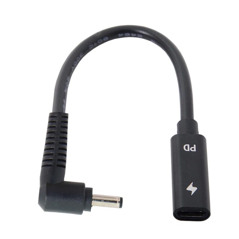 Cablecc Type C USB-Cメス入力、DC 7.4 * 5.0mmラップトップ18-20Vに適合したパワーPD充電ケーブル