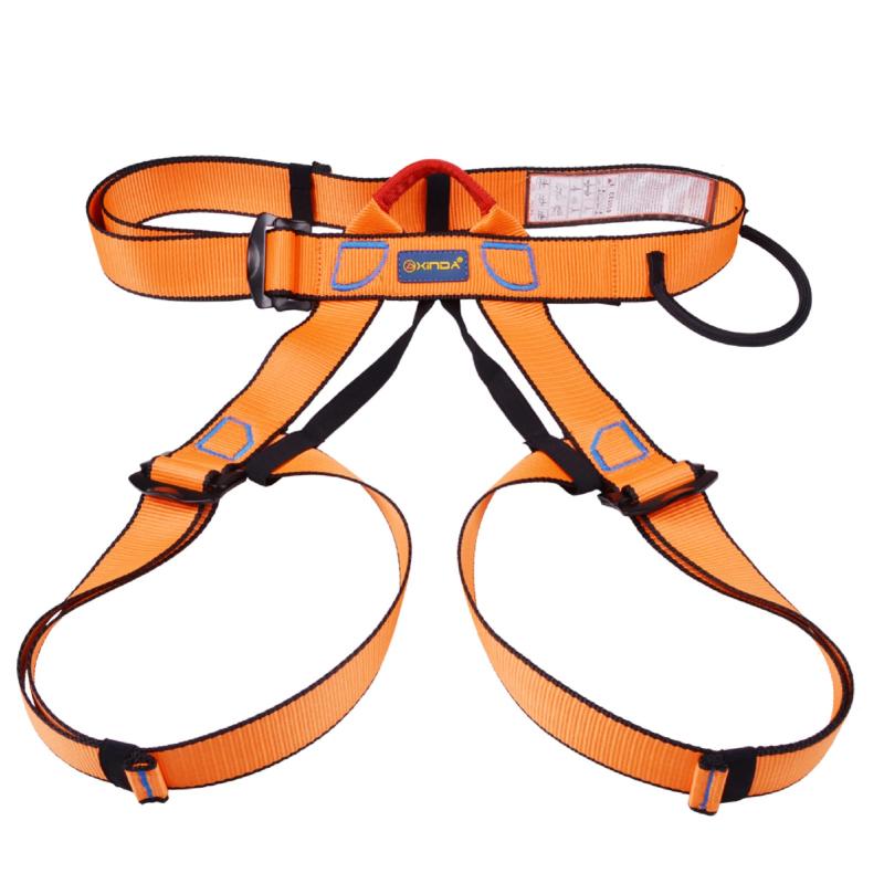 [Azarxis] クライミングハーネス 安全ハーネス ロッククライミング 登山安全ベルト 半身ハーネス ギアランク 高強度 調節可能 レスキュー 岩登り 空中 懸垂下降 アウトドア