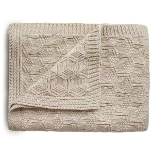 mushie(ムシエ) ブランケット ニット おくるみ 膝掛け 北欧 可愛い 退院 おしゃれ オーガニックコットン Knitted Baby Blanket mushie(ムシエ) ブランケット ニット おくるみ 膝掛け 北欧 可愛い 退院 おしゃれ オーガニックコットン Knitted Baby Blanket