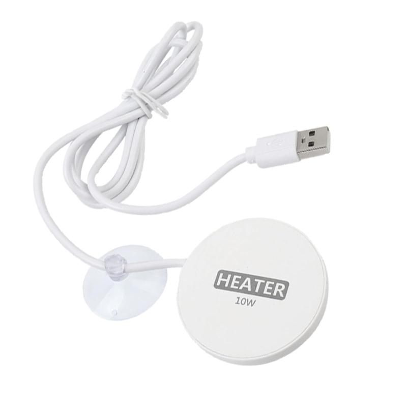 EsiFare 水槽ヒーター 小型 ミニヒーター USB給電式 省エネ 10W/5W ミニ水族館ヒーター 過熱保護 小型..