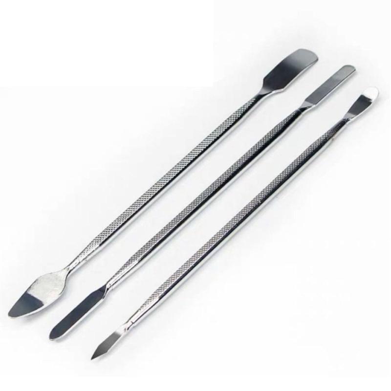 3本セット 金属こじ棒 ヘラ工具 ヘラセット 修理ツール 両頭型 クラフトツール スパチュラ 金属ヘラ 細工棒 パソコン スマホ 分解 交換 パソコン スマホ