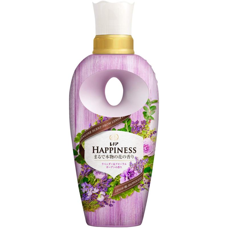 レノア ハピネス 柔軟剤 ナチュラルフレグランスシリーズ ラベンダー フローラルガーデン 本体 520mL