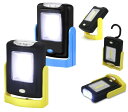 LEDライト 小型懐中電灯 2個セット(ブルー&イエロー)電池式 COB スタンド式 吊り下げ式 懐中電灯 ハンディライト アウトドア 災害用 ウォーキング(4)