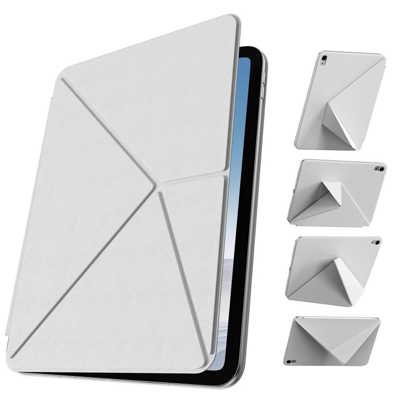 Aoub iPad 11世代/10世代 ケース（A16）11インチ 2025/10.9インチ iPad 第11世代 第10世代 ケース 横置＆縦置 スタンド 磁気吸着 軽量 薄型 折りたたみ 角度調整可能 三角形の構造 安定感