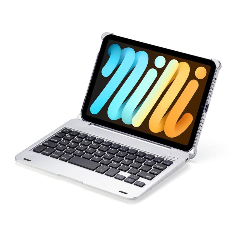 iPad mini 7 キーボードケース 一体型 iPad mini6/mini (A17 Pro)兼用キーボード付きカバー スタンド機能 apple pencil充電対応 オートスリープ機能