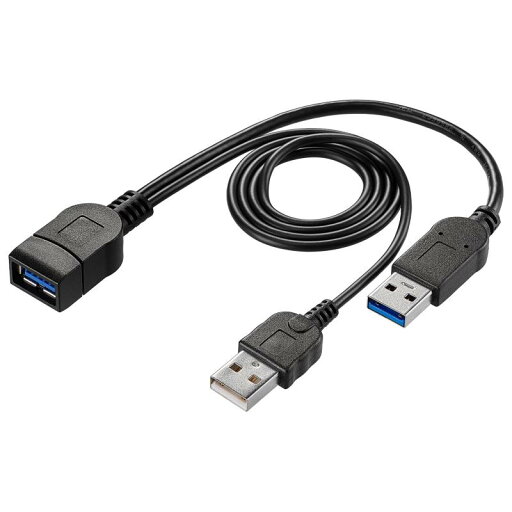 アイ・オー・データ USB電源補助ケーブル 電力供給 日本メーカー UPAC-UT07M ブラック アイ・オー・データ USB電源補助ケーブル 電力供給 日本メーカー UPAC-UT07M ブラック