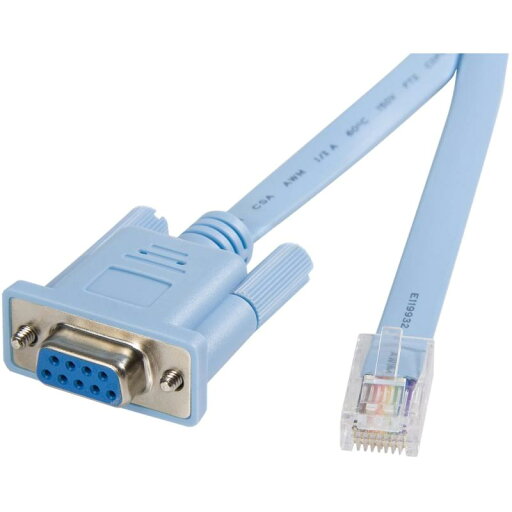 StarTech.com RJ45-DB9 Ciscoコンソールケーブル 1.8m DB9CONCABL6 StarTech.com RJ45-DB9 Ciscoコンソールケーブル 1.8m DB9CONCABL6