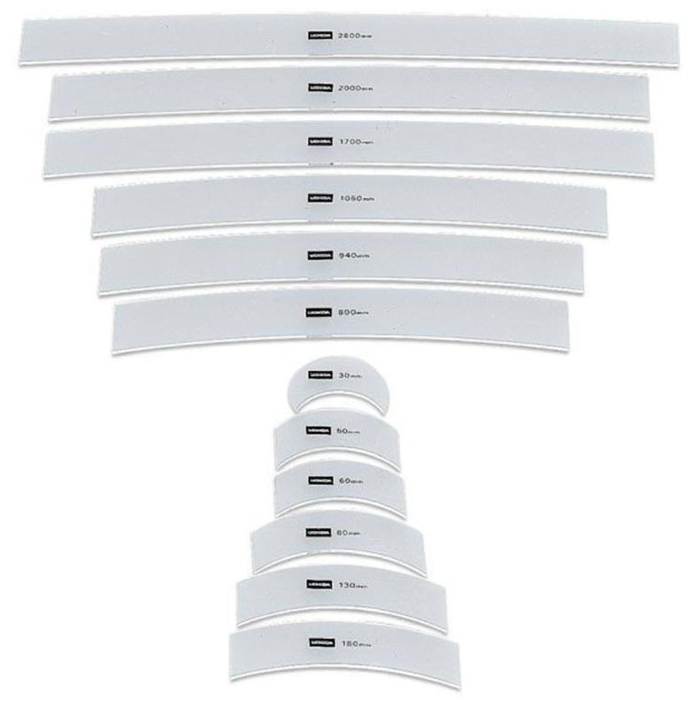 ウチダ アール定規 50枚組 1-816-0050