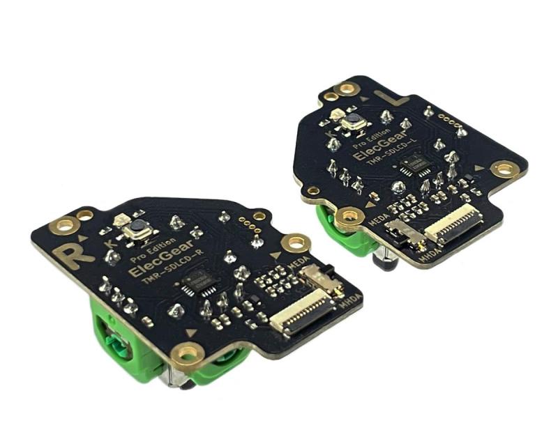 18 inches - 20 inches - ElecGear TMR ジョイスティック モジュール交換用のSteam Deck、MCU キャリブレーションおよび TMR ホール左/右コントロールスティック付き PCB アセンブリ