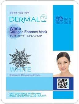 シートマスク ホワイト 100枚セット ダーマル(Dermal) フェイス パック