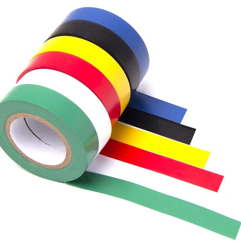 Mawaki 電気絶縁テープ 6色入 ビニールテープ 電気絶縁用 耐熱 テープ ハーネステープ 16Mm×10M 6個セ..