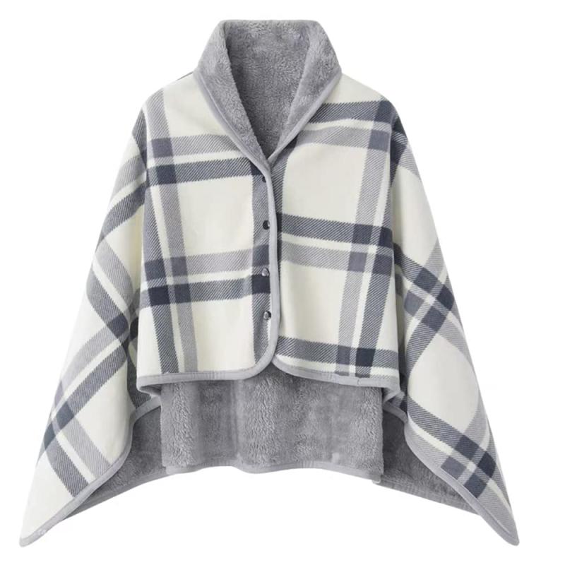 Lilyan ひざ掛け 膝掛け ひざかけ 4wayブランケット 着る毛布 大判 厚手 暖かい 軽量 おしゃれ ハーフ..