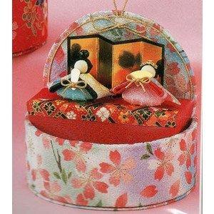 Panami ちりめん細工 キット 桃のたまて箱