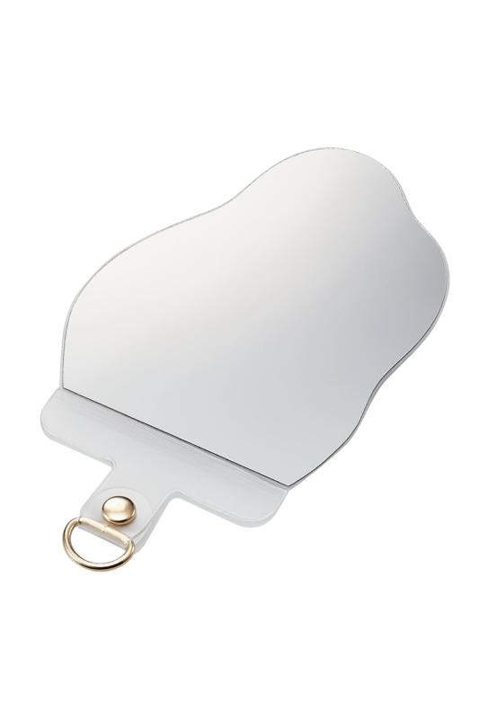 [エレコム] Me ストラップホルダー ストラップシート 1枚入り 1口タイプ ミラー P-STHD1DEMR(2)