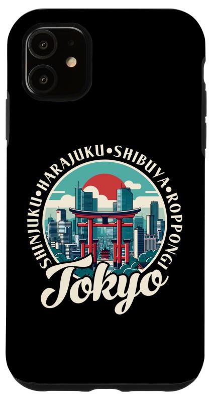 東京 新宿 原宿 渋谷 六本木 日本 お土産 スマホケース iPhone 11 用