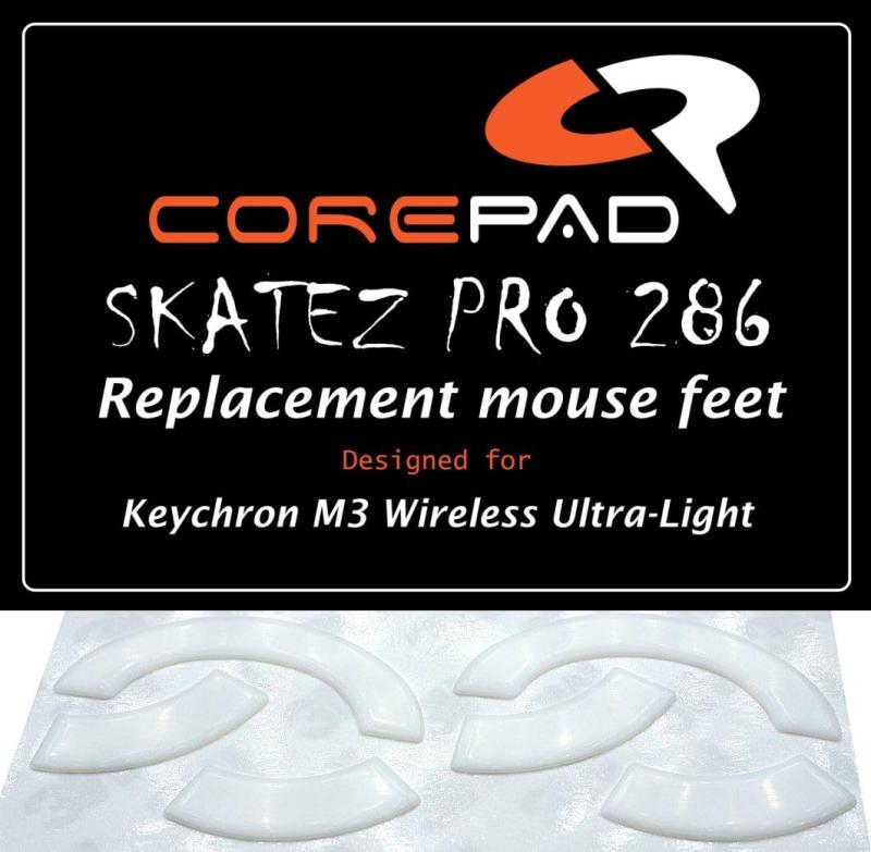 Corepad Skatez PRO Keychron M3 Wireless Ultra-Light/Keychron M3 4K Wireless Ultra-Light用マウスソール 2set【】