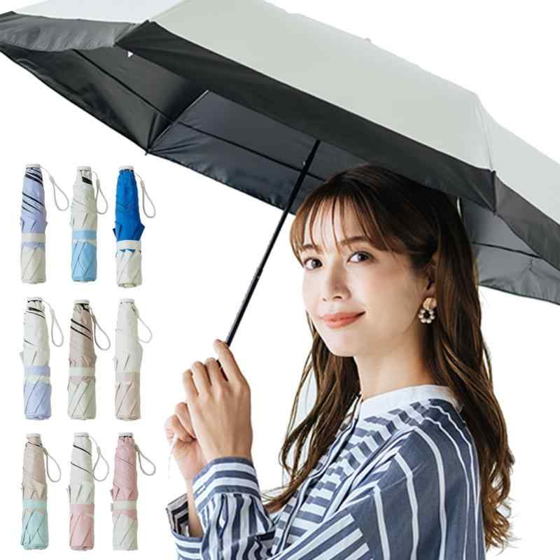 折りたたみ傘 超軽量 晴雨兼用 uvカット 完全遮光100% 折り畳み 日傘 ひがさ バイカラー 折り畳み傘 男女兼用 遮熱 涼しい 撥水 雨傘 UVカット 日焼け対策 アウトドア ギフト(3)