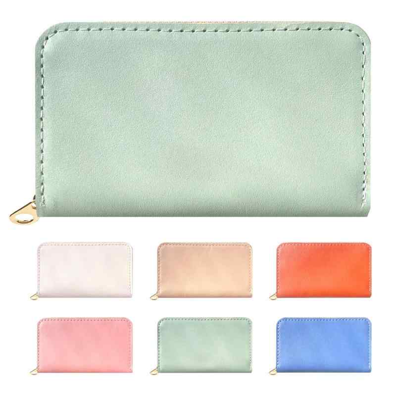 [leo&aoi] コインケース 本革 ラウンドファスナー ポーチ 小型財布 小銭入れ コンパクト シンプル 革 牛革 レザー パステルカラー パステル