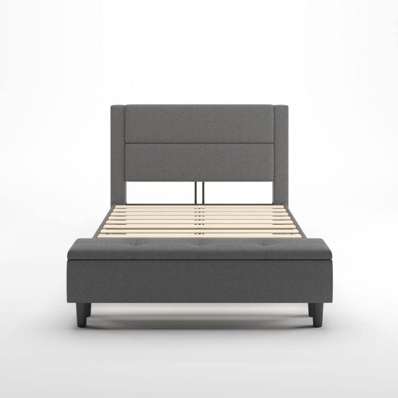 Wanda Platform Bed with Storage Footboard STPB