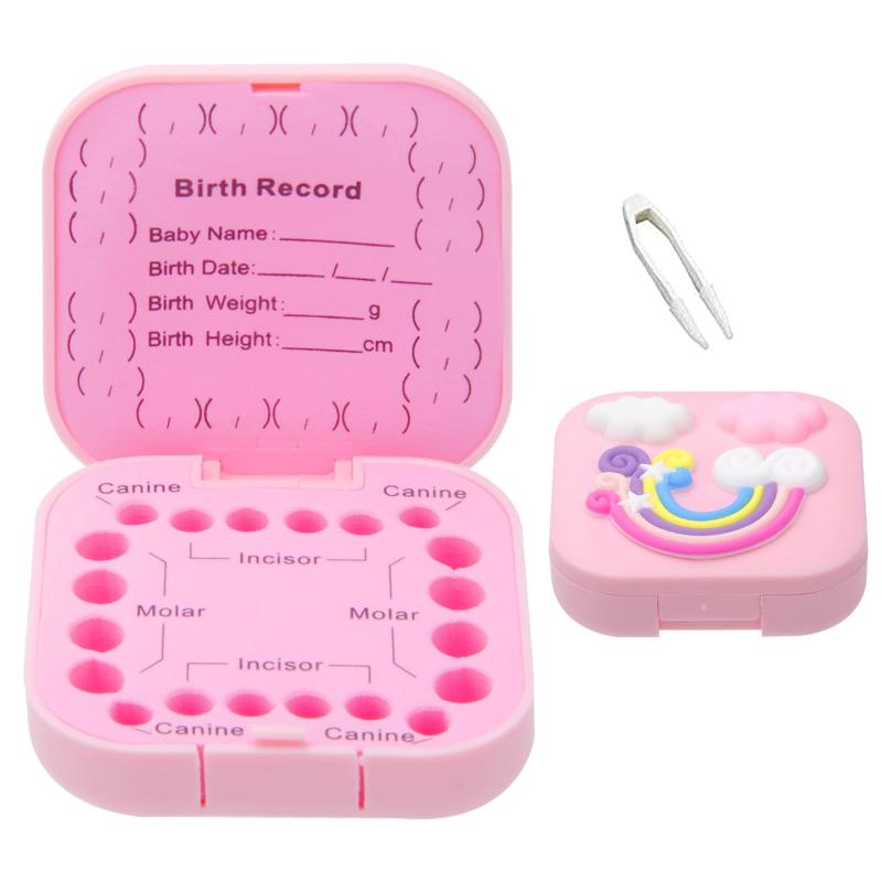 NN.ORANIE 乳歯ケース 乳歯入れ かわいい 乳歯ボックス コンパクト 乳歯保存 成長記念 お名前と抜けた..