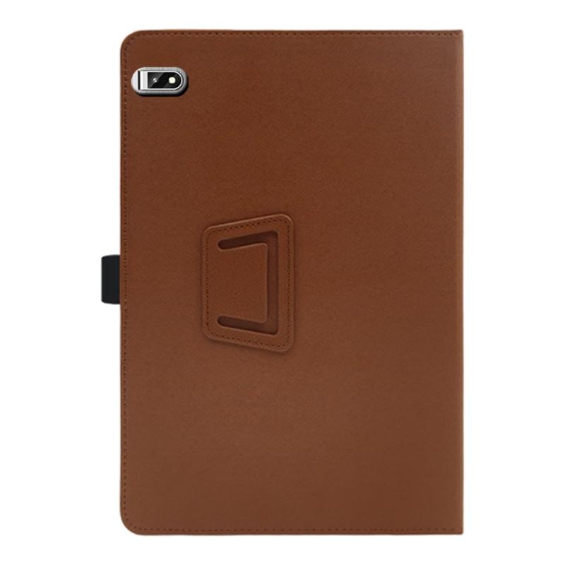 For TPZ t10b-5 ケース 保護カバー 【SHANCHI】スタンド機能付き 薄型 超軽量 全面保護 高級PUレザー 傷防止 汚れ防止 耐久性 TPZ t10b-5 10インチ 対応タブレットケース [ブラウン]の商品画像
