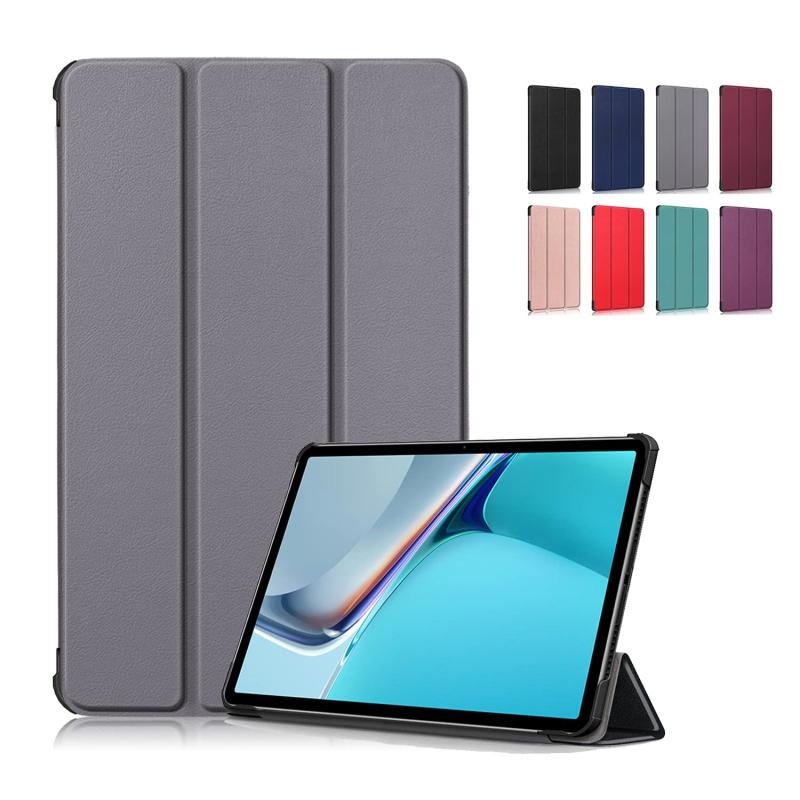 Feit HUAWEI MatePad 11 DBY-W09 11インチ ケースカバー 薄型 スタンド機能付き 三つ折 マグネット軽量 耐衝撃 PUレザー タブレットケース