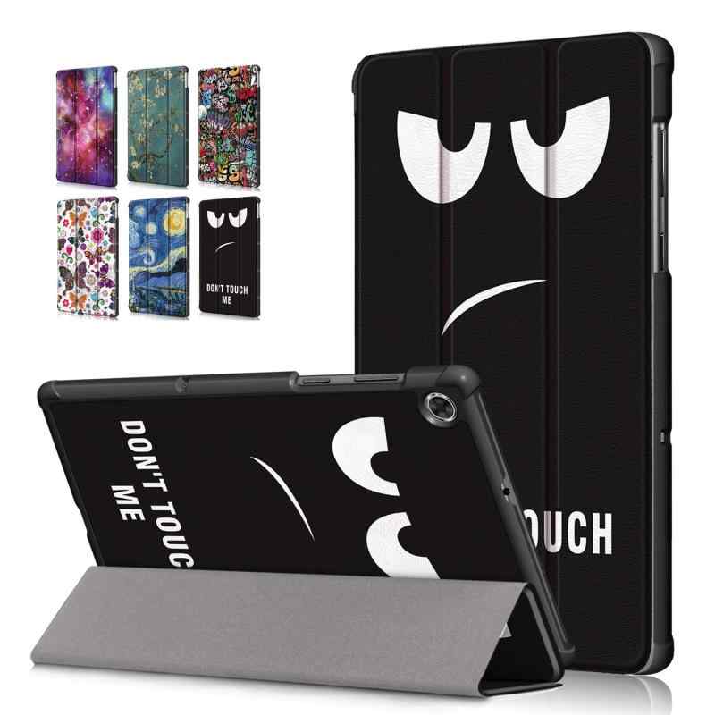 Huos NEC LAVIE Tab E TE510/KAS PC-TE510KAS 10.3インチ カバー ケース 2020新型 タンドケース 三つ折り 2020新型 マグネット開閉式 スタンド機能 折り畳み 薄型 衝撃吸収 超軽量 タブレット用