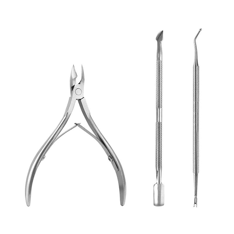 キューティクルニッパー キューティクルプッシャー ネイルニッパー 甘皮切り 甘皮ケア 爪垢取り 甘皮処..