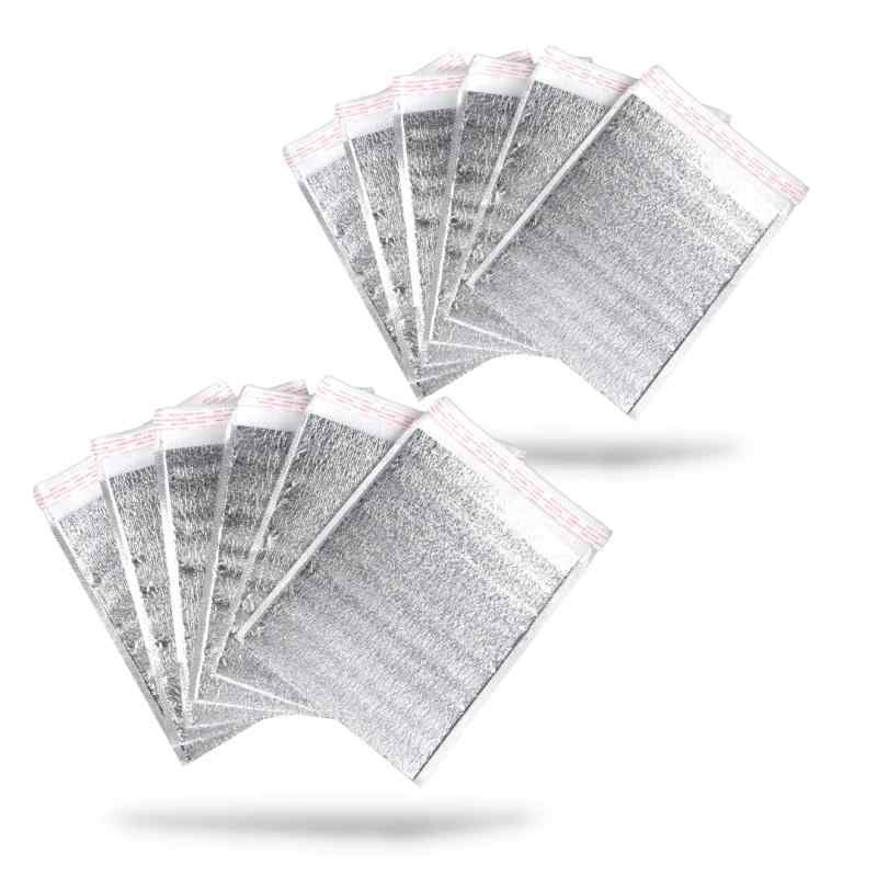 レジプロb テープ付き 保冷袋 30枚セット 業務用 アルミ保冷バッグ 大容量 冷蔵 冷凍 Mサイズ 25cm×（30cm+5cm）