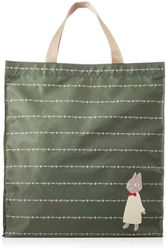 [EXAS] エコバッグ ネコ柄ワンポイント A4対応 1809-4R80