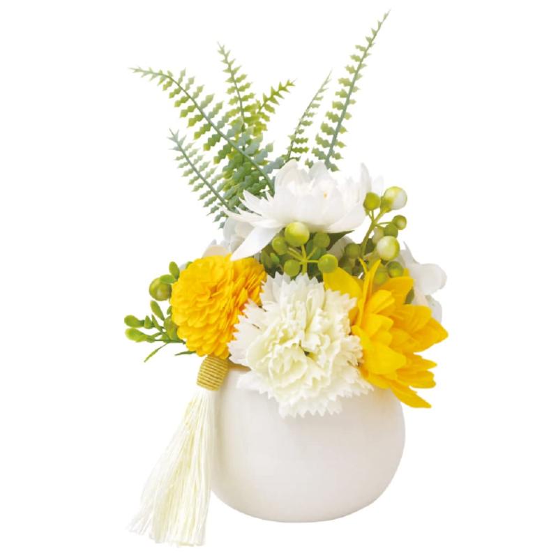 ポピー名古屋 ソープフラワー 造花 花束 ギフト シャボンフラワー 仏花 供花 お供え 仏壇 お墓参り 仏..