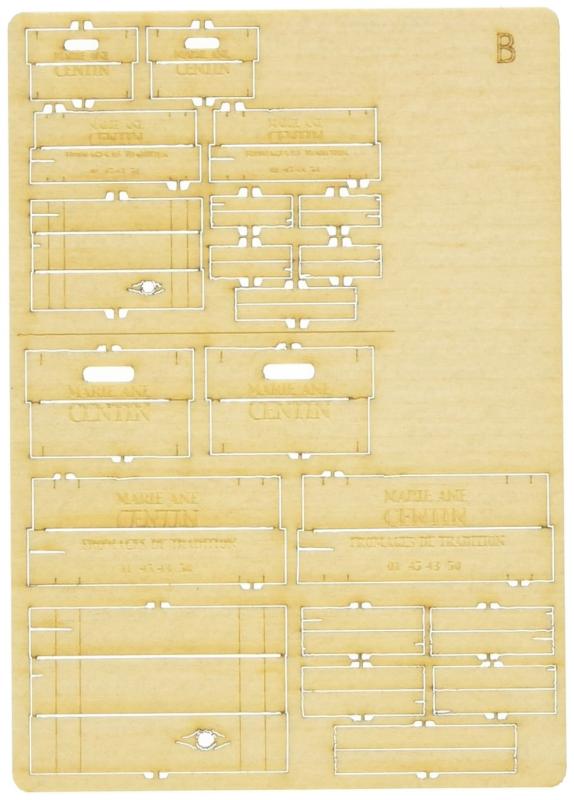 コバアニ模型工房 1/24 スウィートスタイルシリーズ 木箱セットB 2ヶ入 組立キット SS-011