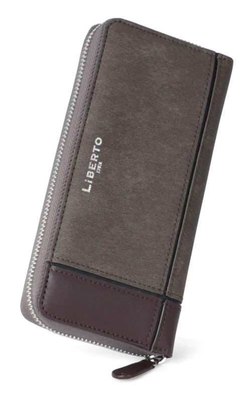 [リベルト エドウィン] 財布 メンズ 長財布 サイフ ラウンドファスナー 合成皮革 シンプル おしゃれ