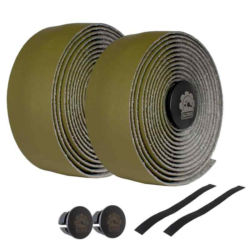 GORIX ゴリックス バーテープ 自転車 ロードバイク レザー調 (GX-GLB) ハンドルテープ グリップテープ 衝撃吸収 おしゃれ 自転車カスタマイズ